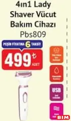 POLOSMART 4İN1 LADY SHAVER VÜCUT BAKIM CİHAZI PBS809 fiyat ve kampanya bilgisi